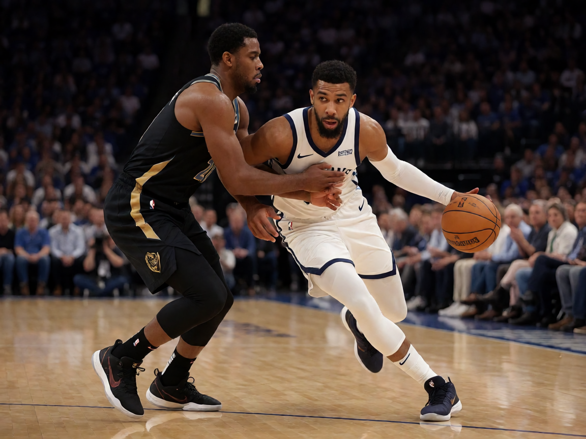 NBA季后赛激烈对抗画面